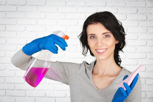 Detailed kitchen cleaning during a Lambeth move-out service