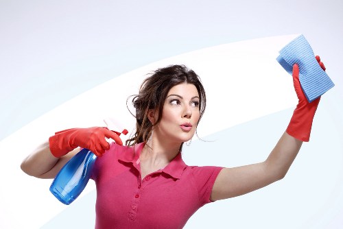Local upholstery cleaner working on residential furniture in Lambeth